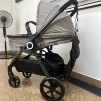 Hamac Léger d'Extérieur pour Poussette Bébé, Hamac Pratique pour Bébé pour Chariot de Courses Double