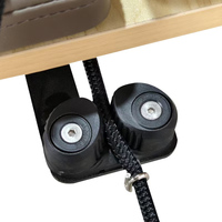 Machine de Pilates Reformer en aluminium beige pour studio, équipement de Pilates pour le renforcement du tronc