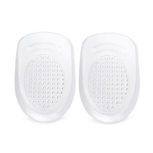 Almohadillas adhesivas de silicona para talón, almohadillas adhesivas para zapatos de Gel, plantillas transparentes Unisex, plantillas De Gel, 1 par/bolsa de polietileno S/L - Product Image 6