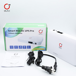 OLAX Mini-<span class=keywords><strong>UPS</strong></span> Entrada Monofásica 100V-240V CC 5V 9V 12V <span class=keywords><strong>UPS</strong></span> Batería LiFePO4 20000mAh Módem para Conexión de Red e Internet - Product Image 2