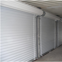 Porte de garage pliante anti-effraction en acier inoxydable fini, de fabrication professionnelle, moderne, pour villa et entrepôt personnel