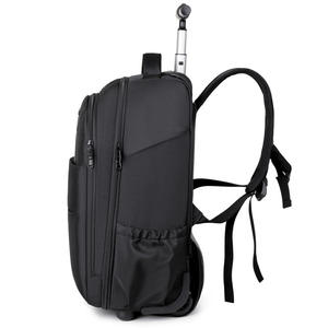 Sac à dos étudiant grande capacité, sac de voyage à roulettes pour escaliers, valise à roulettes pivotante - Product Image 2