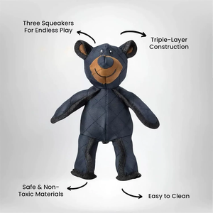 Juguete Masticable para Gatos Extreme Mighty Bear Classic de Látex Extra Resistente, con Sonido, Duradero, Ecológico, de Peluche, para Mascotas de Interior - Product Image 3