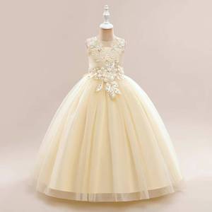 Robes en Tulle pour Filles, Grande Taille, Vente Chaude en Gros, Prêtes à Expédier, Robes de Soirée à Fleurs pour Enfants - Product Image 2