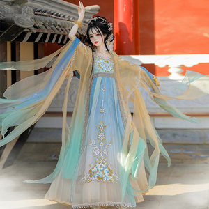 Vestido <span class=keywords><strong>Hanfu</strong></span> de hada <span class=keywords><strong>china</strong></span> antigua falda de estilo Tang femenino para Niñas Ropa tradicional <span class=keywords><strong>china</strong></span> - Product Image 4