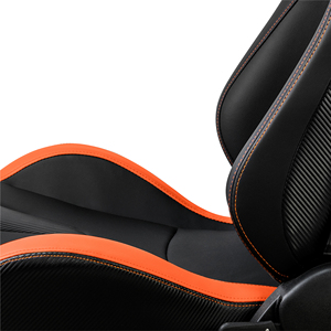 <span class=keywords><strong>Asiento</strong></span> de Carreras Universal Ajustable de Cuero Naranja para Vehículo BJYD de Alta Calidad - Product Image 4