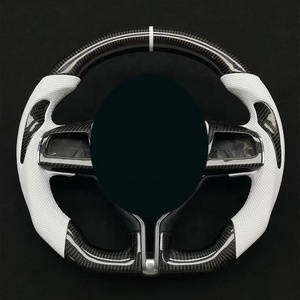 Volante de Fibra de Carbono para Automóviles de Carreras, Botón de Claxon para Volante, Volante Thrustmaster para Maserati <span class=keywords><strong>Levante</strong></span> - Product Image 1