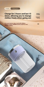 Mini <span class=keywords><strong>lavadora</strong></span> con 3 modos de lavado Secador giratorio, portátil para apartamentos, dormitorios, vehículos recreativos, <span class=keywords><strong>Camping</strong></span> de bajo ruido - Product Image 3