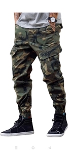Pantalones Cargo Casuales para Hombre, Cintura Elástica, Secado Rápido, Ecológicos, Ligeros, Transpirables, Cómodos, Corte Holgado, para Deporte y Uso Diario - Product Image 3