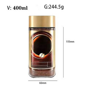 Venta al por Mayor <span class=keywords><strong>de</strong></span> Frascos <span class=keywords><strong>de</strong></span> Vidrio Herméticos para Almacenamiento <span class=keywords><strong>de</strong></span> Café Instantáneo, Tipo Clásico <span class=keywords><strong>de</strong></span> 100g, <span class=keywords><strong>con</strong></span> <span class=keywords><strong>Tapa</strong></span> <span class=keywords><strong>de</strong></span> Plástico, Envase para Café - Product Image 5