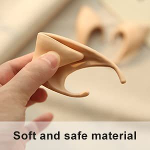 Orejas de Elfo Falsas de Látex de Fábrica, Múltiples Tonos de Piel, Orejas de Hada, Accesorios de Disfraz para Cosplay, Halloween y Fiestas, 3 Tamaños Opcionales - Product Image 4