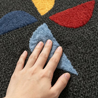 Tapis de sol commercial 3D en polypropylène, imperméable, antidérapant, anti-poussière, haute élasticité, pour entrée d'hôtel et de magasin de détail