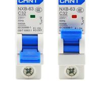 Interruptor Automático Miniatura NXB-63 6kA Tipo C 1P 2P 3P 4P 6A-63A para Riel DIN, Interruptor de Aire MCB para Protección Eléctrica Doméstica