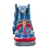 Tobogán Acuático Inflable de PVC Ecológico para Uso Comercial, Modelo Big Hoover Dam, de FUN BOUNCE