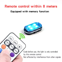 Mini lumière stroboscopique de Drone 7 couleurs USB LED feu arrière anti-collision pour le signal d'avertissement d'éclairage extérieur automatique de vol de nuit