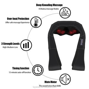 Amazon FBA Shiatsu masajeador eléctrico de cuello, hombros y espalda con calor calmante para aliviar el dolor - Product Image 2