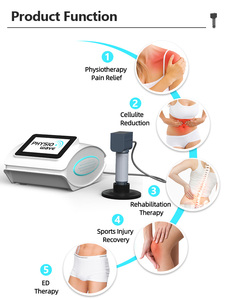 Portable 8 Inch Touch Screen Physiotherapy Body Electromagnetic <strong>Shock</strong> <strong>Wave</strong> <strong>Therapy</strong> Pain Relief Machine - Product Image 6