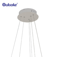 Lumières sans fil post-moderne design personnalisé escalier salon cercle rond pendentif LED lumière pour la décoration intérieure