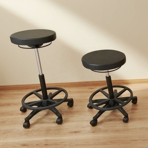 Silla de oficina ergonómica de metal de diseño moderno, taburete ajustable en altura con ruedas superiores inclinables para <span class=keywords><strong>laboratorio</strong></span> escolar, muebles de hospital - Product Image 4