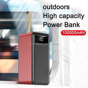 Banque de puissance haute capacité 100000 mAh 66W chargeur portable à charge rapide <span class=keywords><strong>batterie</strong></span> <span class=keywords><strong>externe</strong></span> Powerbanks 100000 MAh pour l'extérieur - Product Image 2