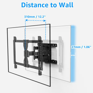 <span class=keywords><strong>Soporte</strong></span> de <span class=keywords><strong>Pared</strong></span> para TV de 37-90 Pulgadas, <span class=keywords><strong>Soporte</strong></span> de <span class=keywords><strong>Pared</strong></span> para Televisor de Movimiento Completo, <span class=keywords><strong>Soporte</strong></span> de TV Resistente - Product Image 3