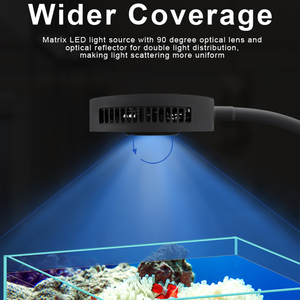 Lumière marine LED Spectra Aqua Knight <span class=keywords><strong>V2</strong></span> 36W avec bras flexible, variateur 3 canaux, lumière LED pour aquarium marin, lumière pour récif - Product Image 4
