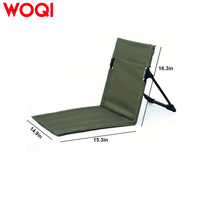 WOQI chaise de plage pliante extérieure portable moderne pour voyage camping pêche logo personnalisable vente en gros extérieur