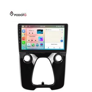Podofo 10.1 ''Autoradio Android 4 + 64G Carplay Android Auto pour Toyota Aygo 2015/<span class=keywords><strong>Citroen</strong></span> <span class=keywords><strong>C1</strong></span> <span class=keywords><strong>2020</strong></span>/Peugeot 108 IPS DSP GPS RDS - Product Image 1