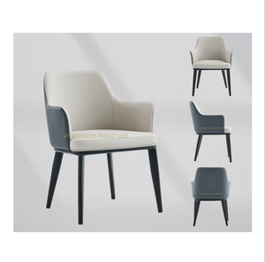 Chaise de salle à manger rembourrée en PU de luxe Design pour Hotel Restaurant - Product Image 1