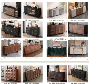 Mobile Console in Legno Massello Stile Italiano di Lusso con Cassetti e Credenza Design Moderno per Soggiorno - Product Image 5