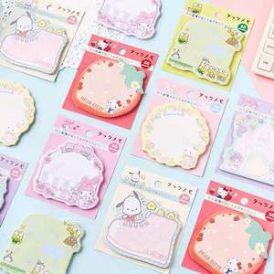 Kuromi giai điệu Memo Pad Sanrio pochacco dính giấy ghi chú văn phòng phẩm nhãn notepad kế hoạch sticker cho các trường học sử dụng - Product Image 2