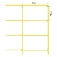Feuille d'étiquettes autocollantes 19x38mm, papier autocollant, Compatible avec les imprimantes à jet d'encre et les imprimantes Laser, pour les classeurs, enveloppes