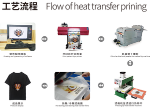 DTF Automatic Heat Transfer Printing Machine Eco Ink Jet <b>Printer</b> and Powder Machine New Condition - Product Image 3