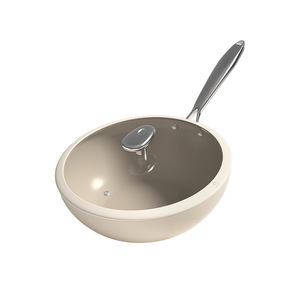 Xingmeng Dream Pebble Ceramic Non-stick Pan 5L+ Induction Cookware Frying Pan Household Large Capacity - Product Image 4