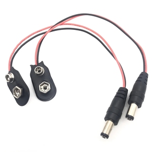 Cable de alimentación de batería de 9V CC, Clip de enchufe, <span class=keywords><strong>conector</strong></span> <span class=keywords><strong>Jack</strong></span> de barril <span class=keywords><strong>para</strong></span> <span class=keywords><strong>Arduino</strong></span> DIY I T tipo - Product Image 4
