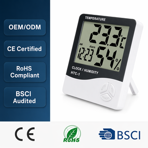 Higrómetro Electrónico Interior con Termómetro <span class=keywords><strong>Digital</strong></span>, Venta Caliente, Compatible con OEM y ODM, Sensor de Temperatura de Plástico - Product Image 3