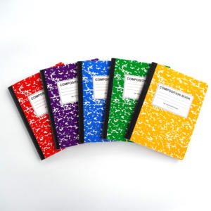 Promoción de Stock, Bajo MOQ, Cuaderno Económico con Patrón de Copo de Nieve Mármol, Encuadernación Cosida, 100 Hojas, Colores Surtidos - Product Image 1