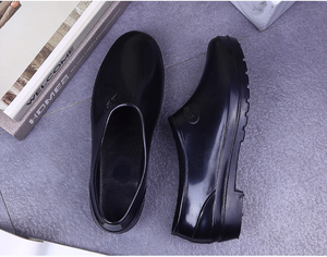 Blue Color Wholesale Adult PVC Pink Gumboots <strong>Wellington</strong> <strong>Short</strong> Shoes Rain Boots - Product Image 2