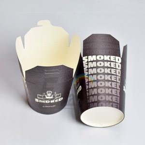 Caja de comida desechable para llevar Cajas de comida de fideos de arroz chino para llevar Embalaje de <span class=keywords><strong>pasta</strong></span> para caja de papel de fideos - Product Image 3