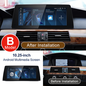 Lecteur multimédia automobile CNSTWEI 12,3 pouces Qualcomm Snapdragon 685 6225 Android 14 compatible avec BMW Série 3/Série 5 E60 E61 E90 E91 - Product Image 4
