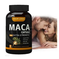 Complément alimentaire de maca certifié de haute qualité pour hommes et femmes, ginseng, ashwagandha, énergie, immunité, capsules de racine de maca pour adultes, qualité alimentaire