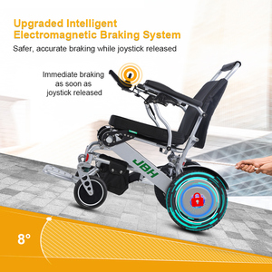 Cadeira de rodas elétrica Black Metal Ce Alumínio Alloy Electric <span class=keywords><strong>Chair</strong></span> Cable com <span class=keywords><strong>Chair</strong></span> Control Device Cadeira motorizada Stand up Price - Product Image 2