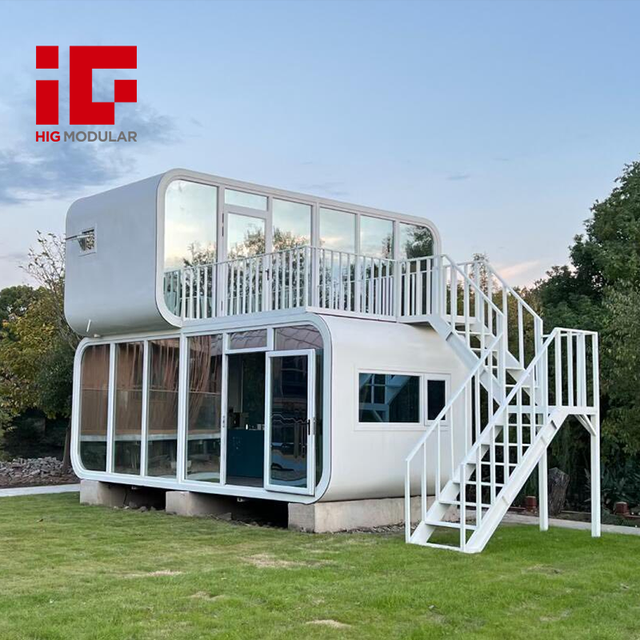 Prefab Steel Structure Container Apple Cabin Capsule House for Hotel Use Modern Design Waterproof