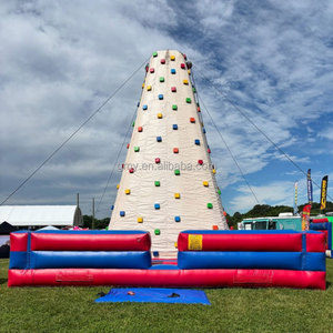 Giochi Gonfiabili Commerciali: Arrampicata su Roccia Interattiva con Ventilatore per Bambini e Adulti - Product Image 1