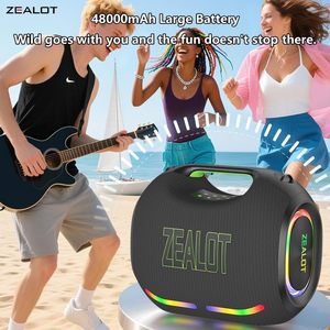 ZEALOT ZE21 250W pour Enceinte – Son Puissant, Basses Profondes, Étanche IPX6, Appairage Multi-Appareils, Longue Autonomie pour Fêtes et Activités Extérieures - Product Image 6