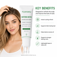 Ampoule de Soin Capillaire OEM ODM Marque Privée à la Caféine, Niacinamide, Biotine et Romarin pour un Cuir Chevelu Apaisé et des Cheveux Plus Volumineux (Roll-on)