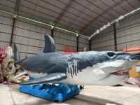 Parc à thème Réaliste Animatronique Requin Megalodon Animal