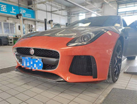 Parachoques delantero de fibra de vidrio, accesorio SVR personalizado, para carrocería tipo F de Jaguar, 2013-2019