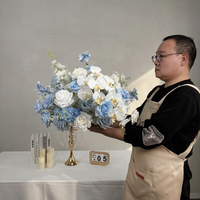 Boule de fleurs en promotion, décoration hautement réaliste, élégante boule de fleurs artificielle en soie rose, 70 cm, ornements floraux