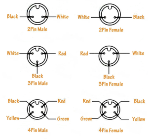 Круглый разъем M8 для электровелосипедов, 2-6 контактов, под пайку, штекер-гнездо, для электрических кабелей, водонепроницаемый IP67/IP68 - Product Image 5